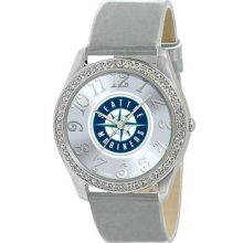 Seattle Mariners Glitz Ladies Watch - Mlb-gli-sea
