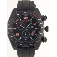 Sector Race Chronograph Black Dial Men's Watch