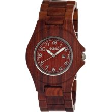 SEED Womens Xylem Wood Watch - Wood Bracelet - Brown Dial - SEDSETO03