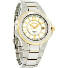 Seiko Coutura Collection Silver-tone Dial Men's Watch #SGEE68