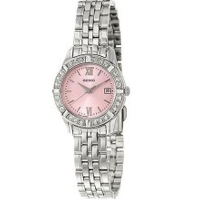 Seiko Dress Quartz Stainless Steel Ladies Watch SXDE47