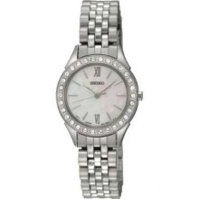 Seiko Ladies Swarovski Sxgp27 Quartz Wristwatch $250 Retail Seiko Dealer