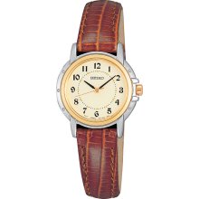 Seiko Ladies Two Tone Dress Watch Strap SXGA02