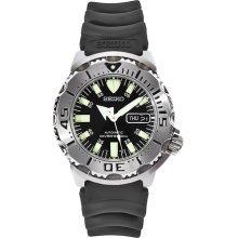 Seiko Men's 5 Automatic SKX779K3 Black Rubber Automatic Watch with Black Dial