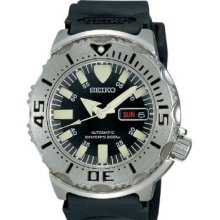 Seiko Men's Diver's Automatic 200M Black Dial Rubber Strap SKX779
