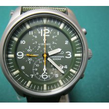 Seiko Men's Military Chronograph 100m Watch (snda27p1)
