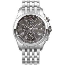 Seiko Men's Snae31p1 Stainless-steel Analog With Grey Dial Watch Snae31