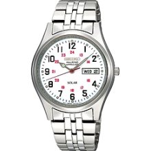 Seiko Railroad Approved SOLAR Wrist Watch SNE045