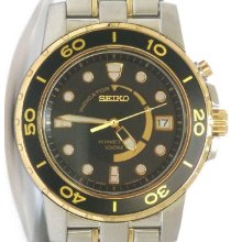 Seiko Rare Kinetic Mens Diver Exec Watch 100m Wr $695