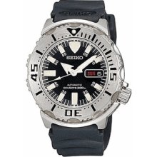 Seiko Skx779k3 Monster Automatic Dive Men's Watch Rubber Strap Day And Date