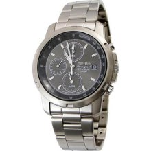 Seiko SNA107 Titanium Alarm Chronograph Gray