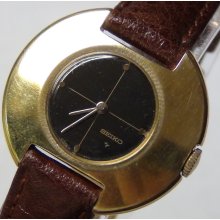 Seiko SpaceShip Ladies Gold 17Jewel Watch