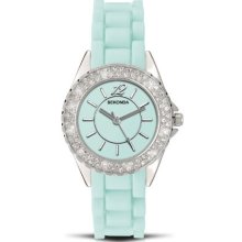 Sekonda Ladies Quartz Watch With Green Dial Analogue Display And Green Silicone Strap 4650.27