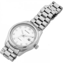 Sekonda Mens Watch, Bracelet Strap, White Face, Date