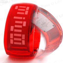 Selling Unisex Jelly Bracelet Digital Watch ,led Watch .