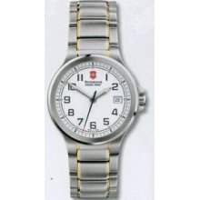 Small White Dial Peak II 2-tone Stainless Steel Watch
