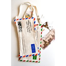 Snail Mail Envelope Bag (Blue)