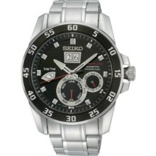 SNP055P1 SNP055 Seiko Sportura Perpetual Calendar Kinetic Watch