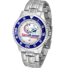 South Alabama Jaguars Mens Steel Bandwrist Watch
