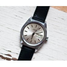 Soviet watch Russian watch Men watch Mechanical watch men's watch wrist -silver watch color - USSR Vintage 