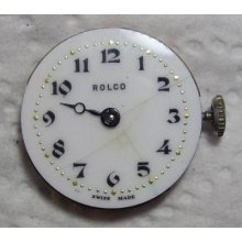 Spares/repair: Rolco (rolex) Ladies 15 Jewels Movement Swiss Made, Diameter Max.