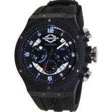 Spazio24 Watch Men B551 Chrono Gel L4055-c05nbn Reny Italian Design 10atm