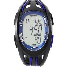 Speedo Men's SD55132BX Curved Polyurethane Strap Watch