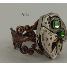 Steampunk Ring, Jewelry by JoJo: Custom desinged watch movement ring