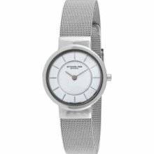 Stuhrling Original 505.11113 Womens Chantilly Swiss Quartz with Stainless Steel Case White Dial and Stainless Steel Bracelet Watch