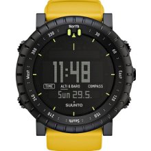Suunto Core Ss018809000 Yellow Crush Barometer Altimeter Compass Watch