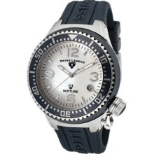 Swiss Legend Neptune Ceramic (44 Mm) White Mother Of Pearl Dial Navy B