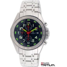 Swiss Tritium Stainless steel case Smith & Wesson Ambassador Watch Ti