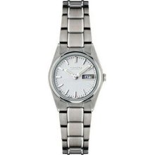 Sxa117 Seiko Ladies Watch Stainless Steel Dress Silver Dial Quartz