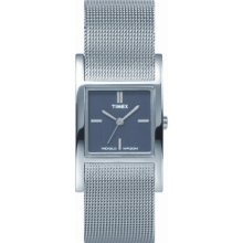 T2J911 Timex Ladies Black Silver Watch