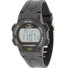 Timex 10 Lap Memory Chrono Watch (black / Green)