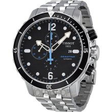 Tissot Seastar Chronograph Black Dial Mens Watch T0664271105700 ...