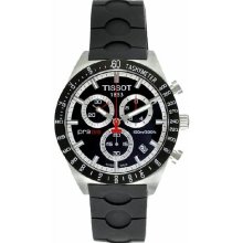 Tissot T0444172705100 Watch PRS 516 Mens - Black Dial Stainless Steel Case Quartz Movement