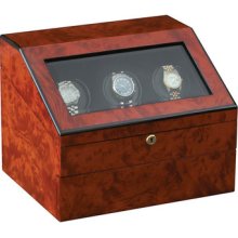 Top Quality Orbita Siena Executive 3 Watch Winder Box W/storage