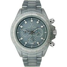 Toy Watch Pearlized Plasteramic - Gunmetal Chronograph Unisex watch #FLP08GU
