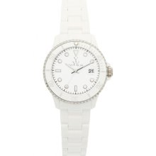 Toy Watch White Plasteramic Classic Collection Ladies Watch 32008-WH