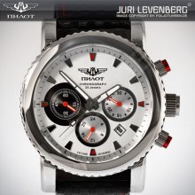 Uk Pilot P-sports 43.h Russian Chronograph Poljot 31681