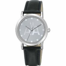 Unisex Silver Mirrorcraft Dial Round Watch