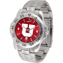 University of Utah Utes Men's Stainless Steel Wristwatch