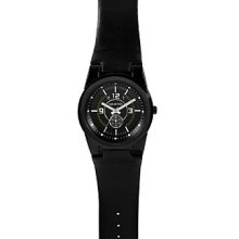 Unlisted by Kenneth Cole UL1094 Black Leather Strap Men's Watch