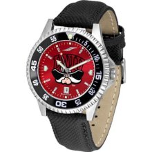 UNLV Runnin Rebels Mens Leather Anochrome Watch