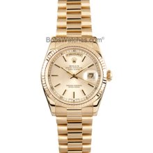 Used Rolex Presidential Gold Day-Date 118238 Mens