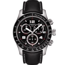 V8 Men's Black Quartz Chronograph Sport Watch