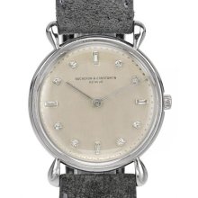 Vacheron Constantin Platinum Diamond Dial Watch 8/10 Condition