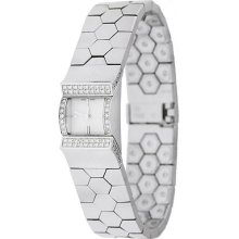 Van Cleef & Arpels Rare Lady's Diamond Watch 18k Solid White Gold