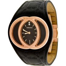 Versace Eclissi Authentic Gianni 84Q Rose Gold Case Ladies Watch V-11